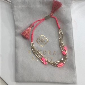 Kendra Scott Chantel pink opal bracelet